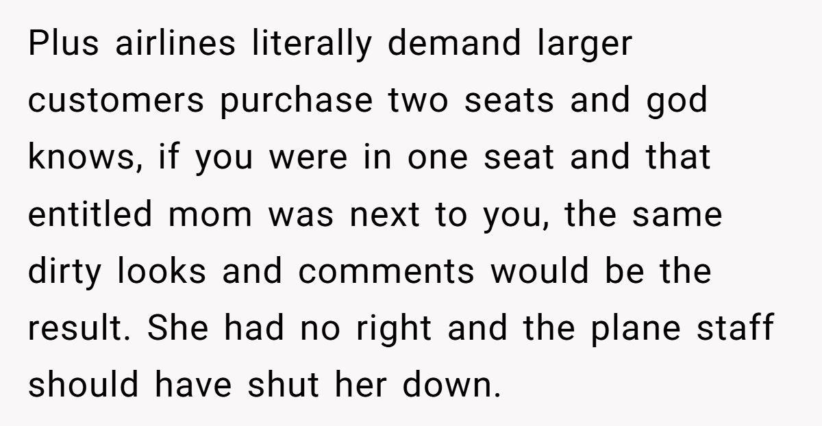 Woman Called Selfish For Refusing To Give Up Her Paid Extra Seat To A Toddler Just Because She’s Fat Generated by Aubtu.biz