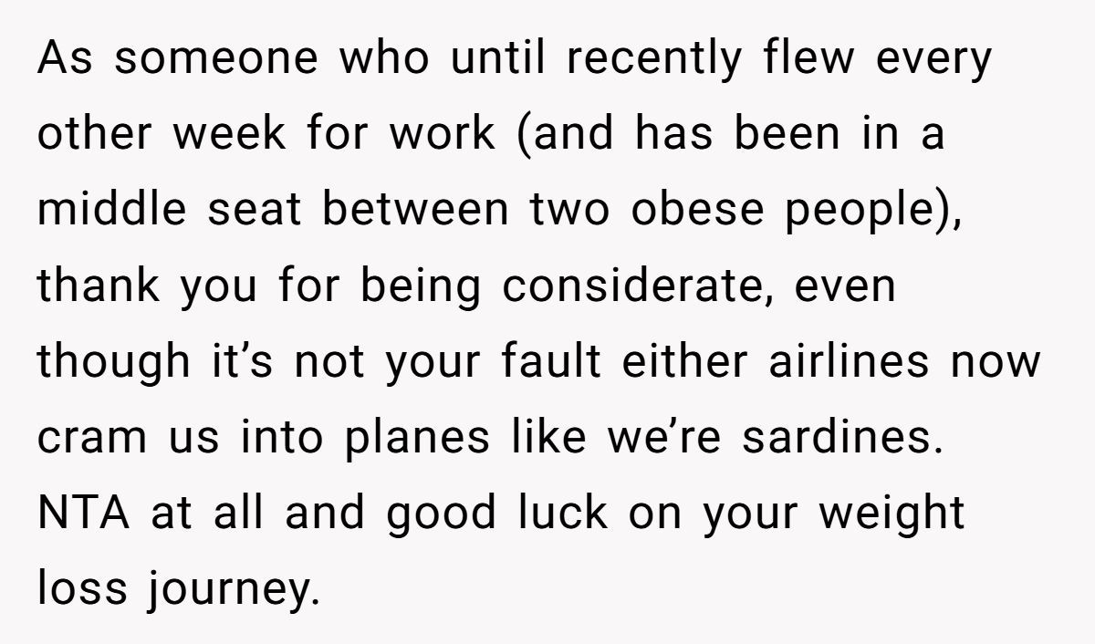 Woman Called Selfish For Refusing To Give Up Her Paid Extra Seat To A Toddler Just Because She’s Fat Generated by Aubtu.biz