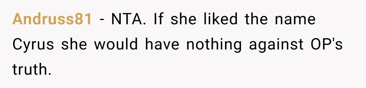 Mom-To-Be Wants To Name Baby After Grandpa—Sister Says “He Hated That Name” And Now She’s Furious Generated by Aubtu.biz