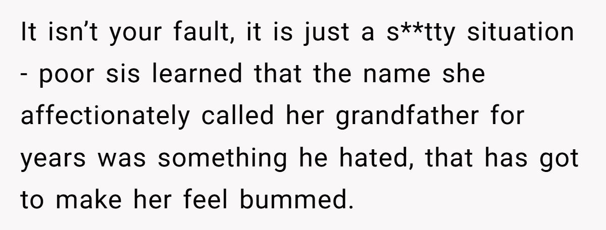 Mom-To-Be Wants To Name Baby After Grandpa—Sister Says “He Hated That Name” And Now She’s Furious Generated by Aubtu.biz