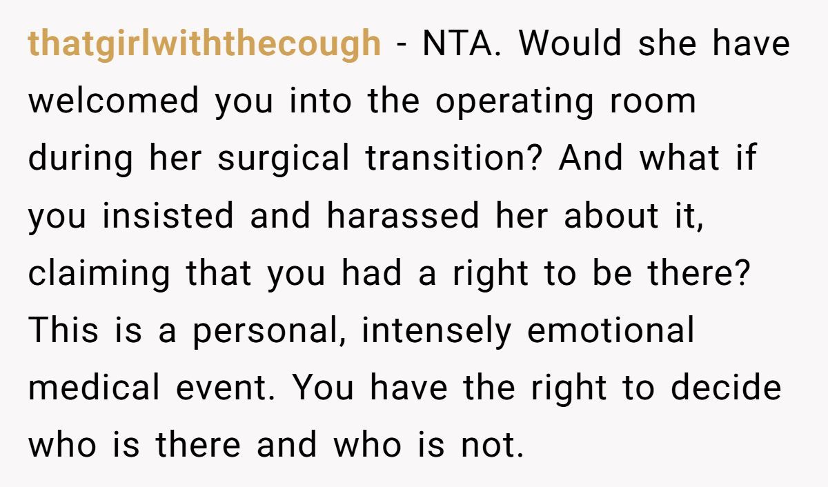 Woman Says No To Trans Sister-In-Law Watching Her Give Birth—Gets Bombarded With Hate Messages Generated by Aubtu.biz