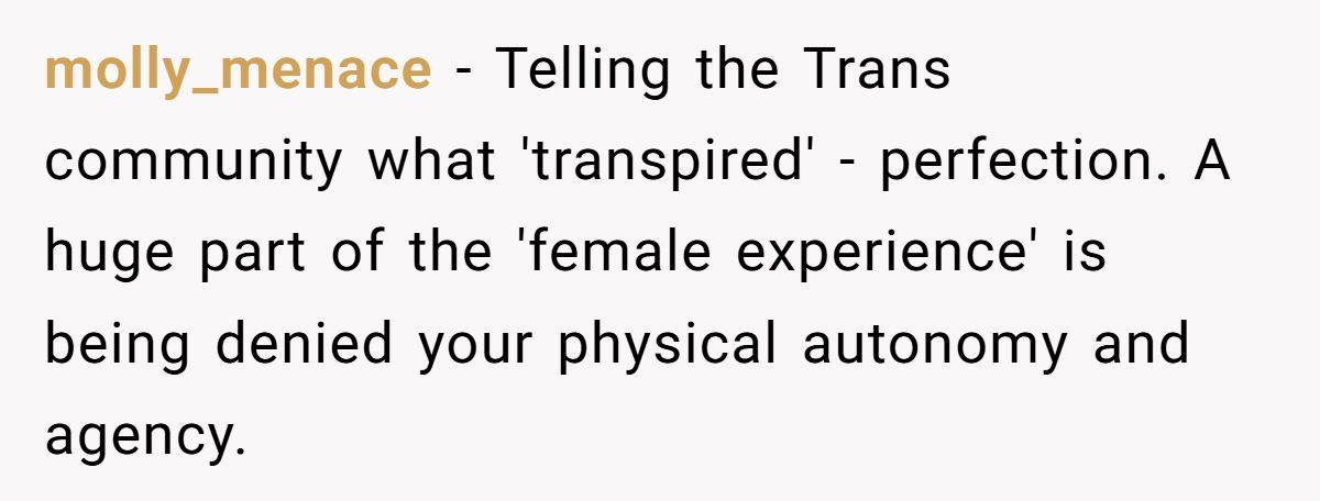 Woman Says No To Trans Sister-In-Law Watching Her Give Birth—Gets Bombarded With Hate Messages Generated by Aubtu.biz