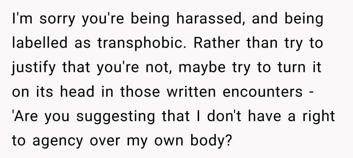 Woman Says No To Trans Sister-In-Law Watching Her Give Birth—Gets Bombarded With Hate Messages Generated by Aubtu.biz