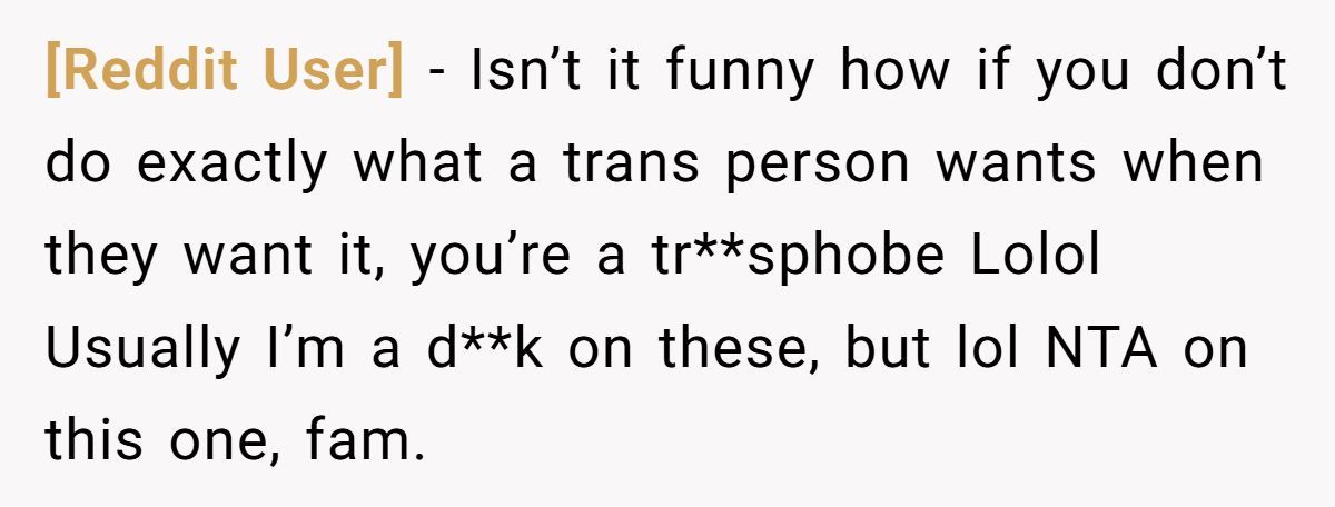 Woman Says No To Trans Sister-In-Law Watching Her Give Birth—Gets Bombarded With Hate Messages Generated by Aubtu.biz