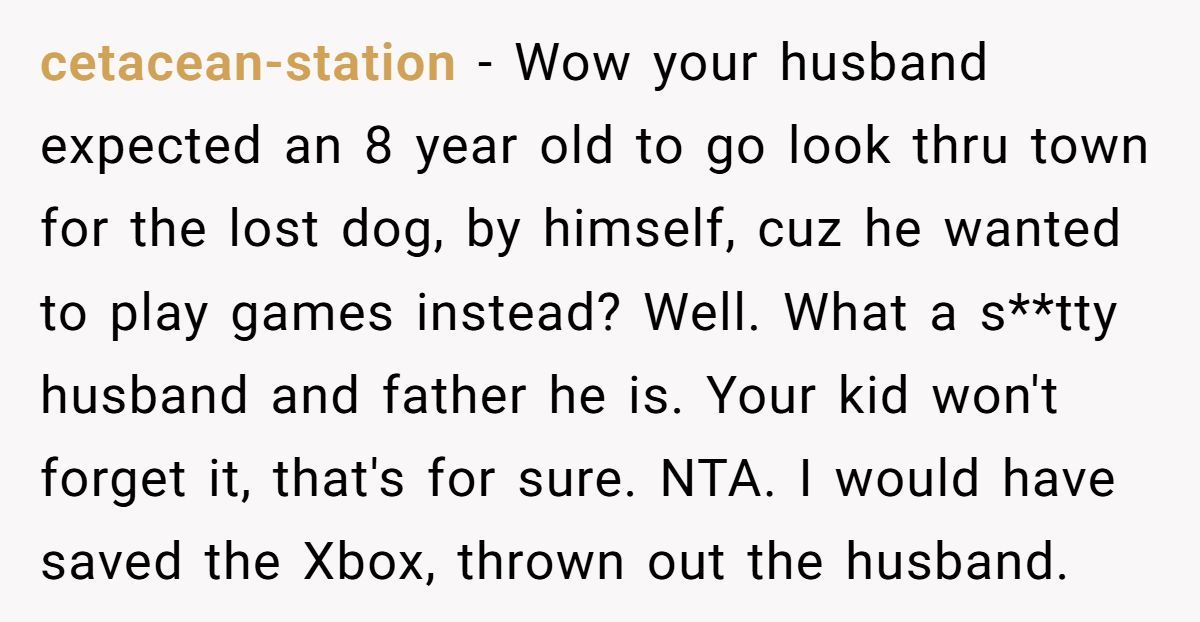 Woman Throws Away Husband’s Xbox After He Refuses To Help Their Son Search For Missing Dog Generated by Aubtu.biz
