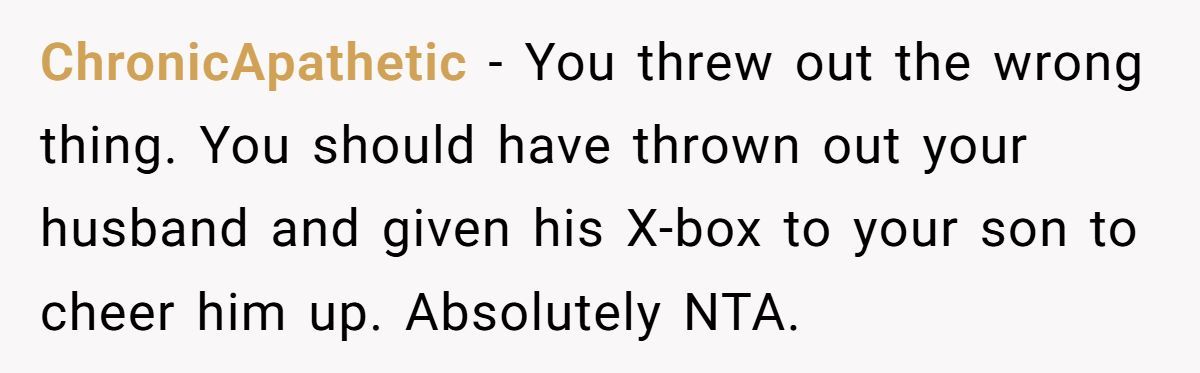 Woman Throws Away Husband’s Xbox After He Refuses To Help Their Son Search For Missing Dog Generated by Aubtu.biz