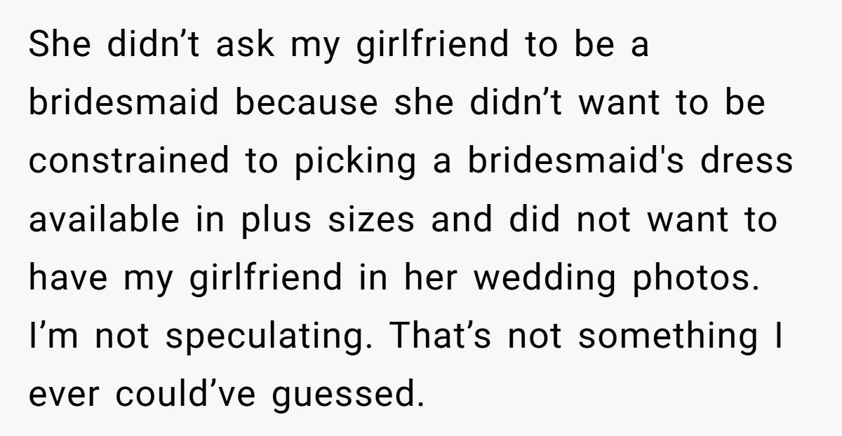 Bride Was Once Excluded From Family Wedding For Being Plus-Size—Now Groom Gets Payback At His Own Wedding Generated by Aubtu.biz