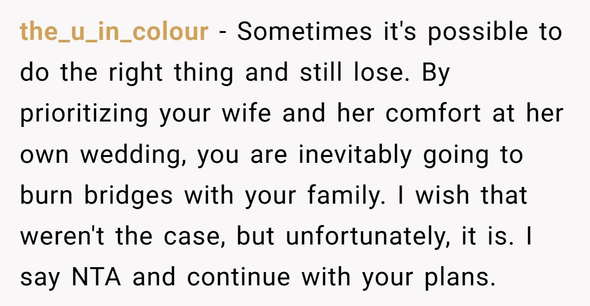 Bride Was Once Excluded From Family Wedding For Being Plus-Size—Now Groom Gets Payback At His Own Wedding Generated by Aubtu.biz