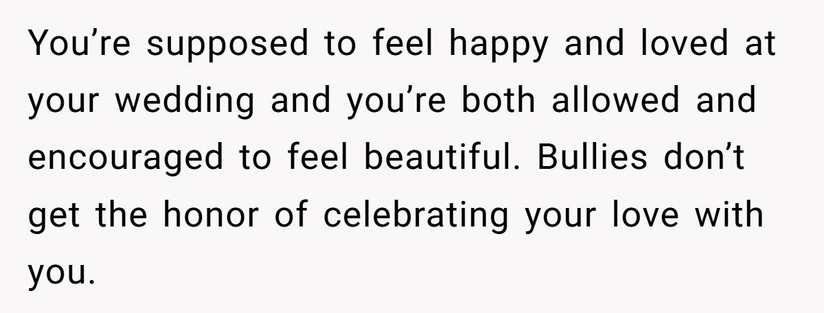 Bride Was Once Excluded From Family Wedding For Being Plus-Size—Now Groom Gets Payback At His Own Wedding Generated by Aubtu.biz