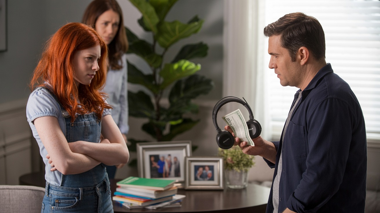 Teen Breaks Her Stepbrother’s $300 Headphones—Dad Makes Her Pay Despite His Rich Dad Offering To Replace Them