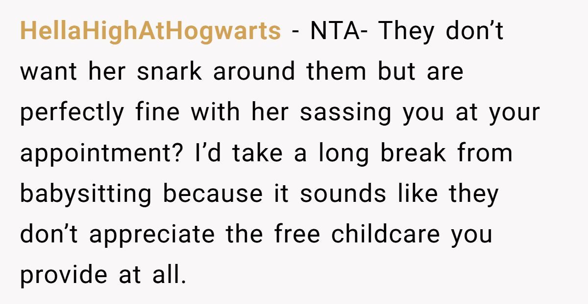 Pregnant Woman Refuses To Babysit Niece So She Can Go To Her Own Appointment—SIL Says She's Selfish Generated by Aubtu.biz