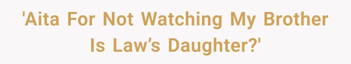 Pregnant Woman Refuses To Babysit Niece So She Can Go To Her Own Appointment—SIL Says She's Selfish Generated by Aubtu.biz