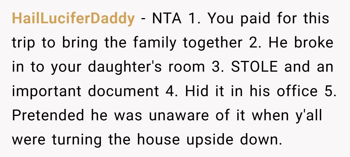 Mom Cancels Entire Vacation After Discovering Husband Hid Her Daughter’s Passport Generated by Aubtu.biz