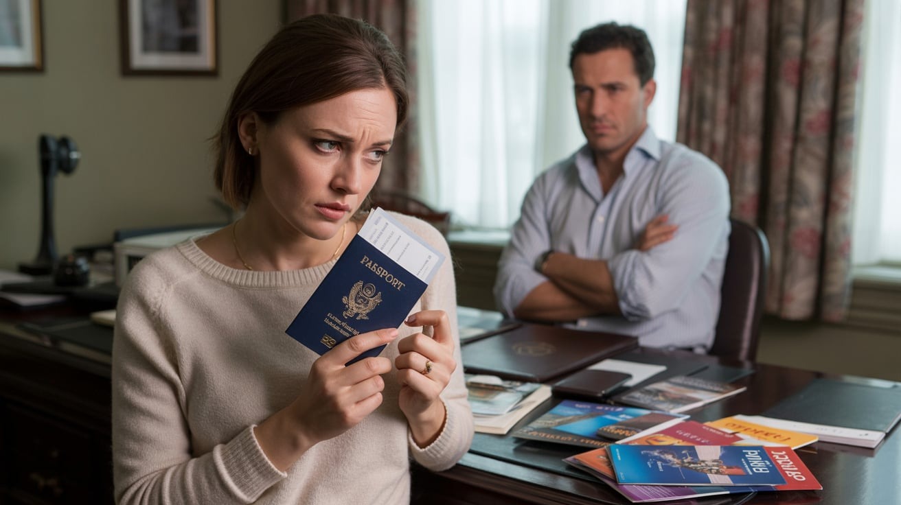 Mom Cancels Entire Vacation After Discovering Husband Hid Her Daughter’s Passport Mom Cancels Entire Vacation After Discovering Husband Hid Her Daughter’s Passport