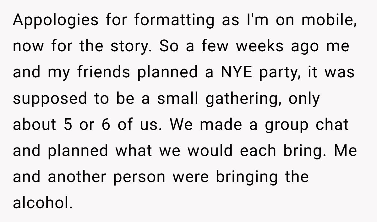 Woman Cancels Her NYE Party Plans Last-Minute After Being Left Out By Friends Again And Again Generated by Aubtu.biz