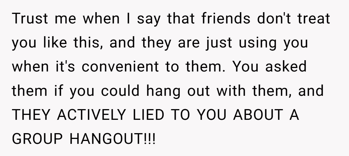 Woman Cancels Her NYE Party Plans Last-Minute After Being Left Out By Friends Again And Again Generated by Aubtu.biz
