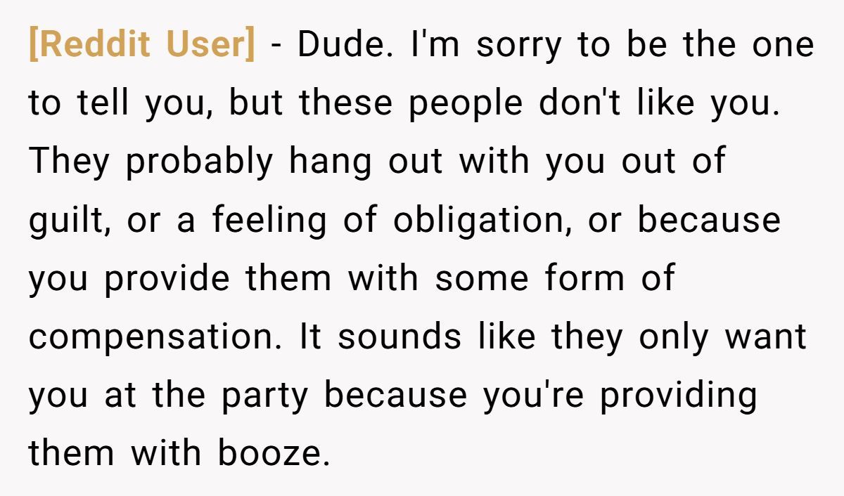 Woman Cancels Her NYE Party Plans Last-Minute After Being Left Out By Friends Again And Again Generated by Aubtu.biz