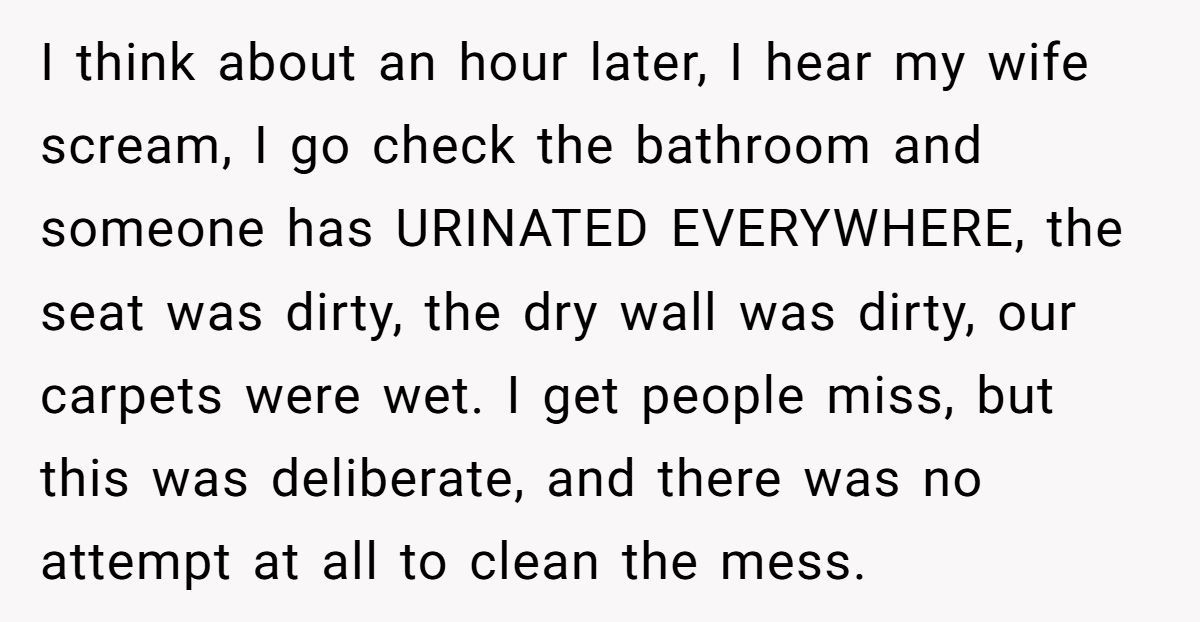 Guy Throws Backyard BBQ for New Neighbors—Regrets It After What He Finds Soaked Into His Bathroom Walls Generated by Aubtu.biz