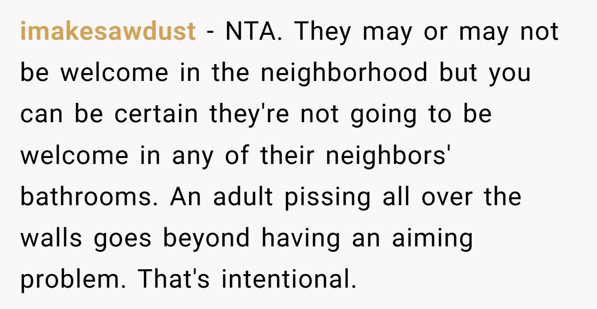 Guy Throws Backyard BBQ for New Neighbors—Regrets It After What He Finds Soaked Into His Bathroom Walls Generated by Aubtu.biz