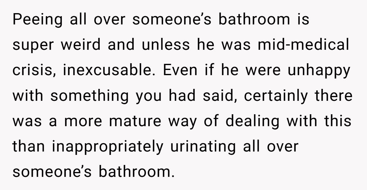 Guy Throws Backyard BBQ for New Neighbors—Regrets It After What He Finds Soaked Into His Bathroom Walls Generated by Aubtu.biz