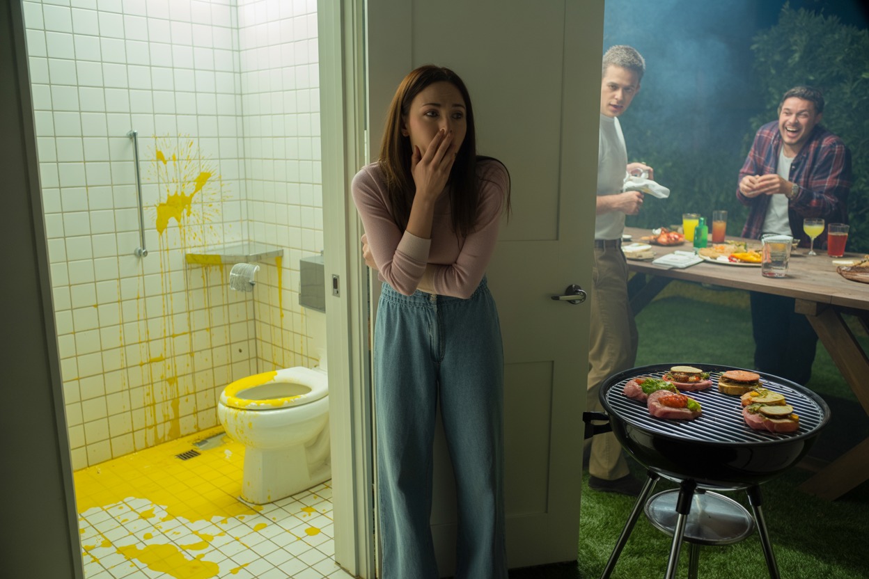 Guy Throws Backyard BBQ for New Neighbors—Regrets It After What He Finds Soaked Into His Bathroom Walls Guy Throws Backyard BBQ for New Neighbors—Regrets It After What He Finds Soaked Into His Bathroom Walls