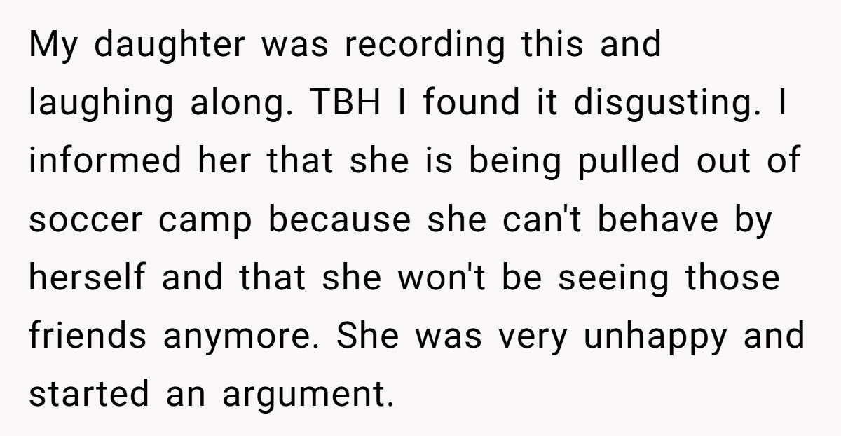 Mom Faces Backlash After Pulling Daughter From Soccer Camp And Cutting Off Daughter’s Friends Over “Trashy” Behavior Generated by Aubtu.biz