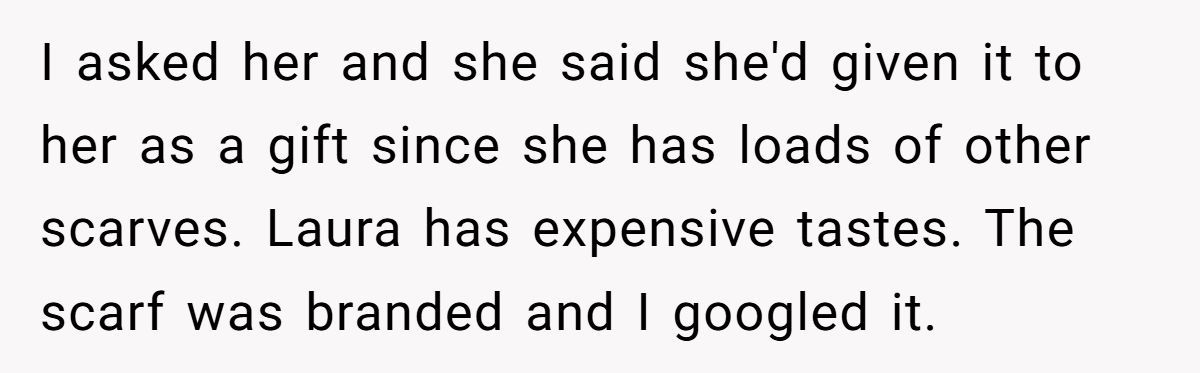 Woman Forces Daughter To Return Designer Scarf From Brother’s Girlfriend, Family Turns Against Her Generated by Aubtu.biz