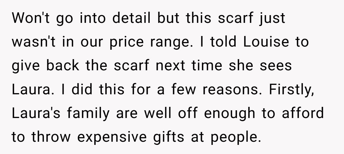 Woman Forces Daughter To Return Designer Scarf From Brother’s Girlfriend, Family Turns Against Her Generated by Aubtu.biz