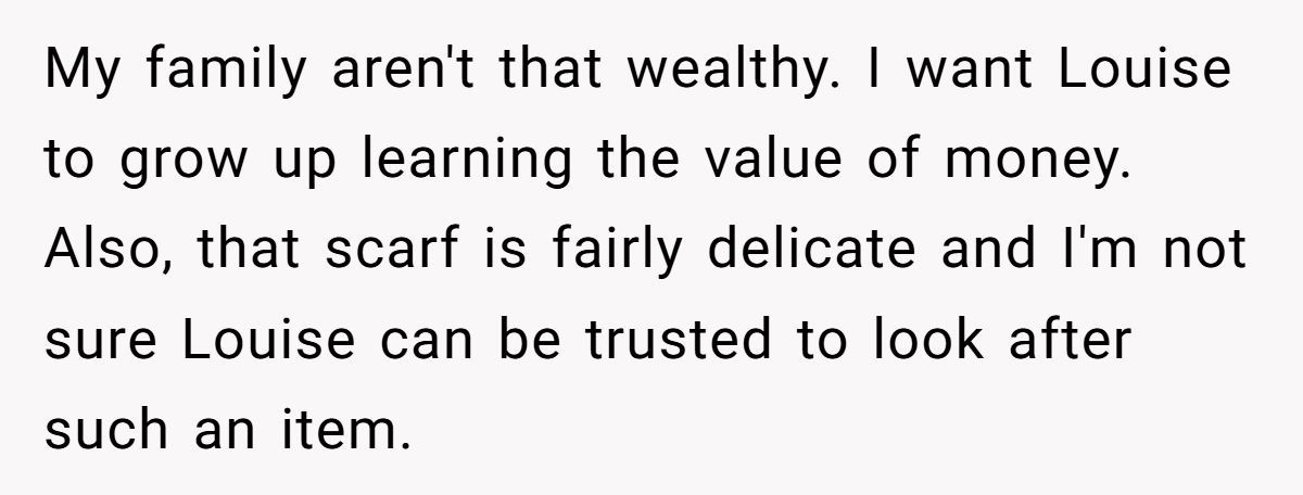 Woman Forces Daughter To Return Designer Scarf From Brother’s Girlfriend, Family Turns Against Her Generated by Aubtu.biz
