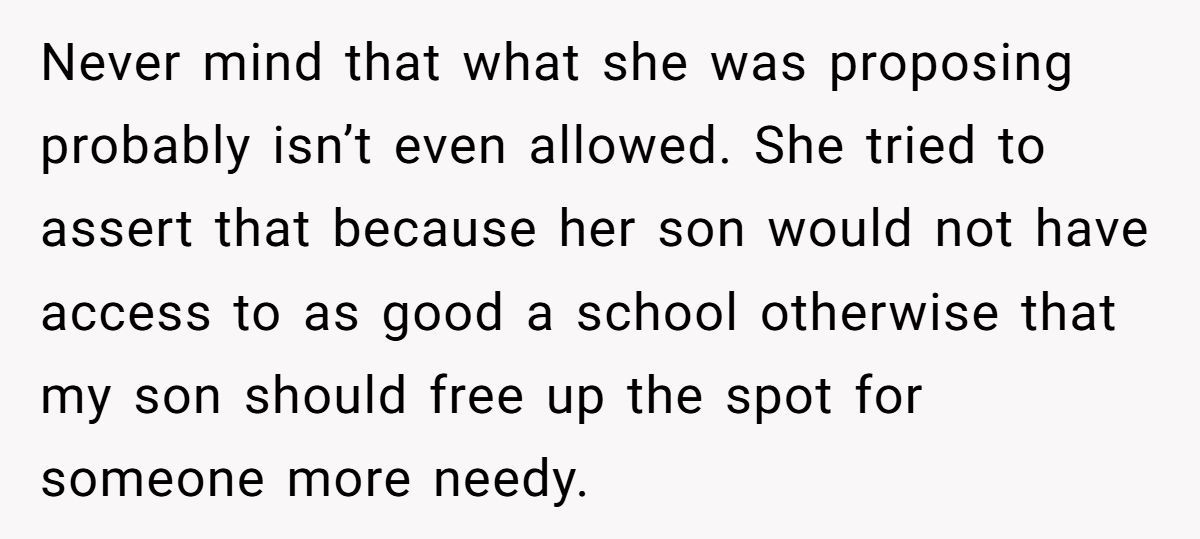 Woman’s Son Gets Into STEM Program—Friend Demands She Give Up The Seat Because Her Kid Needs It More Generated by Aubtu.biz