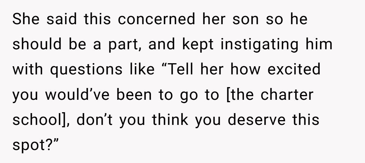 Woman’s Son Gets Into STEM Program—Friend Demands She Give Up The Seat Because Her Kid Needs It More Generated by Aubtu.biz