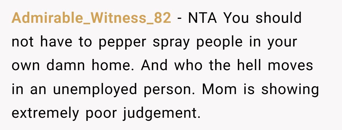 Teen Pepper Sprays Her Mom’s Boyfriend After He Walks Into Her Room While She’s Changing Generated by Aubtu.biz