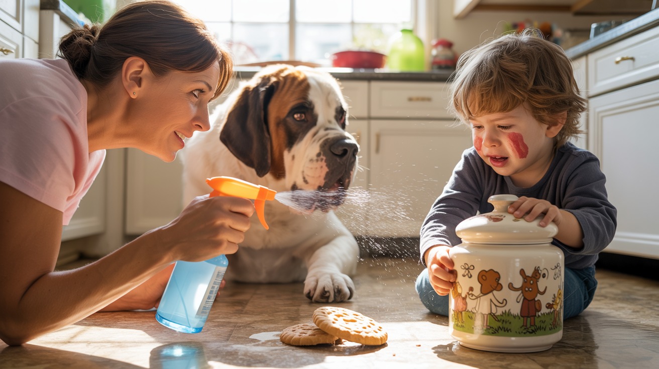 Woman Uses Spray Bottle To Stop Nephew From Stealing Cookies—Now Her Sister Says She Treated Him Like An Animal