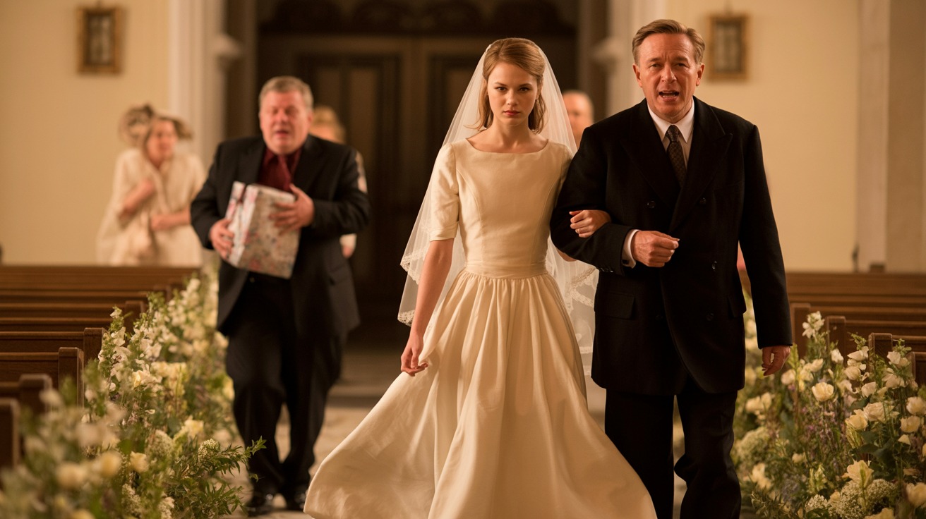 Bride Refused To Wait For Her Dad To Walk Her Down The Aisle Because He Was Late Helping Someone Fix Their Car