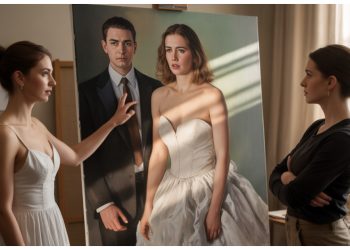 She Commissioned a Realistic Wedding Portrait, but the Artist Turned It Into a Fantasy – Should She Pay?