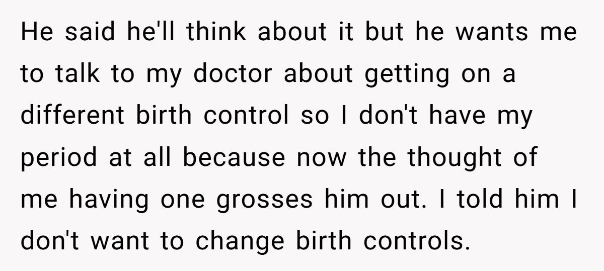 Boyfriend Calls Girlfriend “Gross” For Sleeping In Period Underwear, Then Demands She Stop Having Periods Generated by Aubtu.biz
