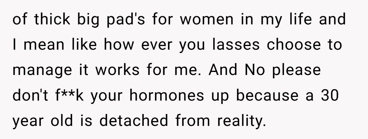 Boyfriend Calls Girlfriend “Gross” For Sleeping In Period Underwear, Then Demands She Stop Having Periods Generated by Aubtu.biz