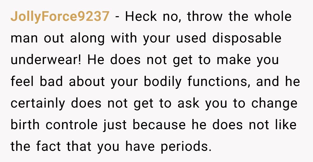 Boyfriend Calls Girlfriend “Gross” For Sleeping In Period Underwear, Then Demands She Stop Having Periods Generated by Aubtu.biz