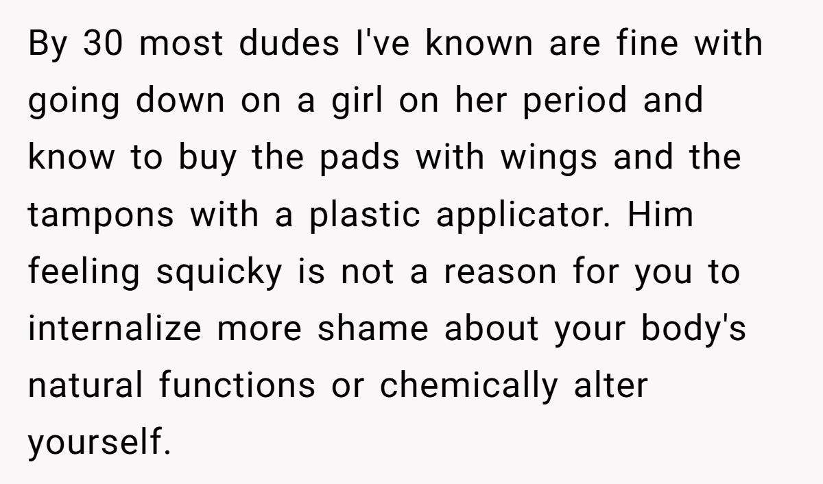 Boyfriend Calls Girlfriend “Gross” For Sleeping In Period Underwear, Then Demands She Stop Having Periods Generated by Aubtu.biz