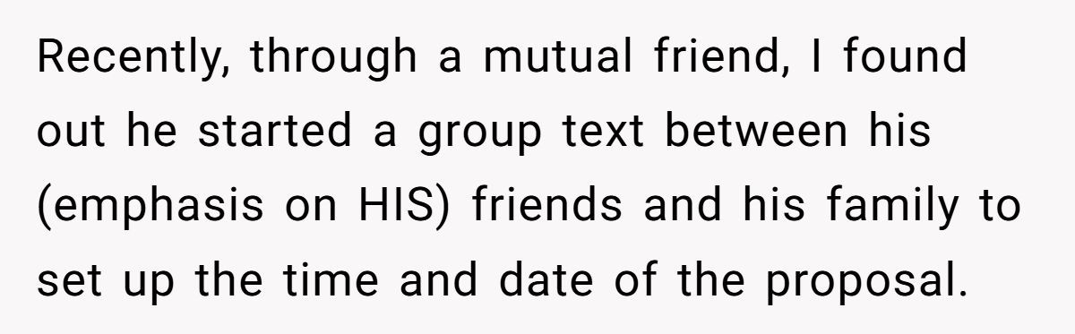 Friend Discovers Boyfriend’s Proposal Will Exclude Her Bestie’s Family—Keeps Wondering If She Should Intervene Generated by Aubtu.biz