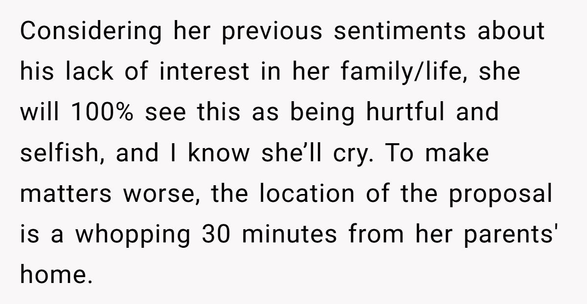 Friend Discovers Boyfriend’s Proposal Will Exclude Her Bestie’s Family—Keeps Wondering If She Should Intervene Generated by Aubtu.biz