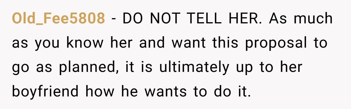 Friend Discovers Boyfriend’s Proposal Will Exclude Her Bestie’s Family—Keeps Wondering If She Should Intervene Generated by Aubtu.biz