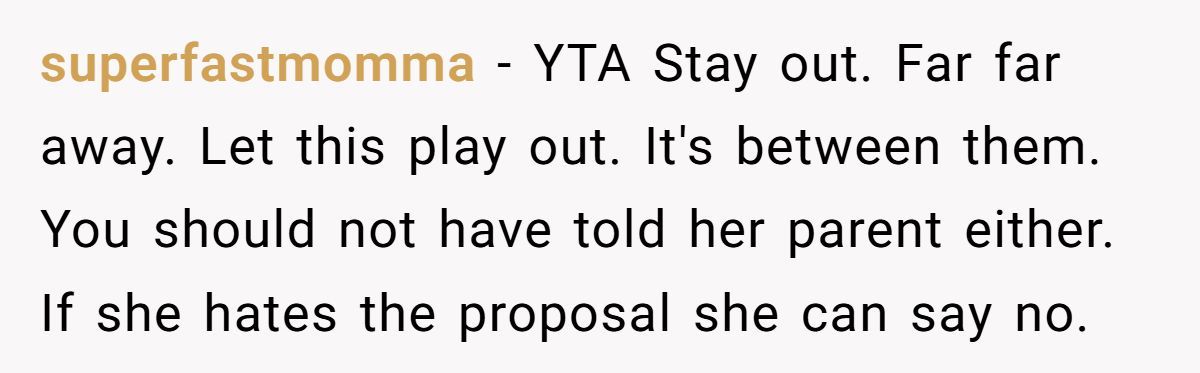 Friend Discovers Boyfriend’s Proposal Will Exclude Her Bestie’s Family—Keeps Wondering If She Should Intervene Generated by Aubtu.biz
