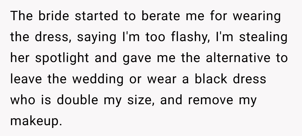 Bride Accuses Teen Guest Of “Stealing The Spotlight” In Sage Green Dress, Demands Her Wear A Baggy Black Sack Or Leave Wedding Generated by Aubtu.biz