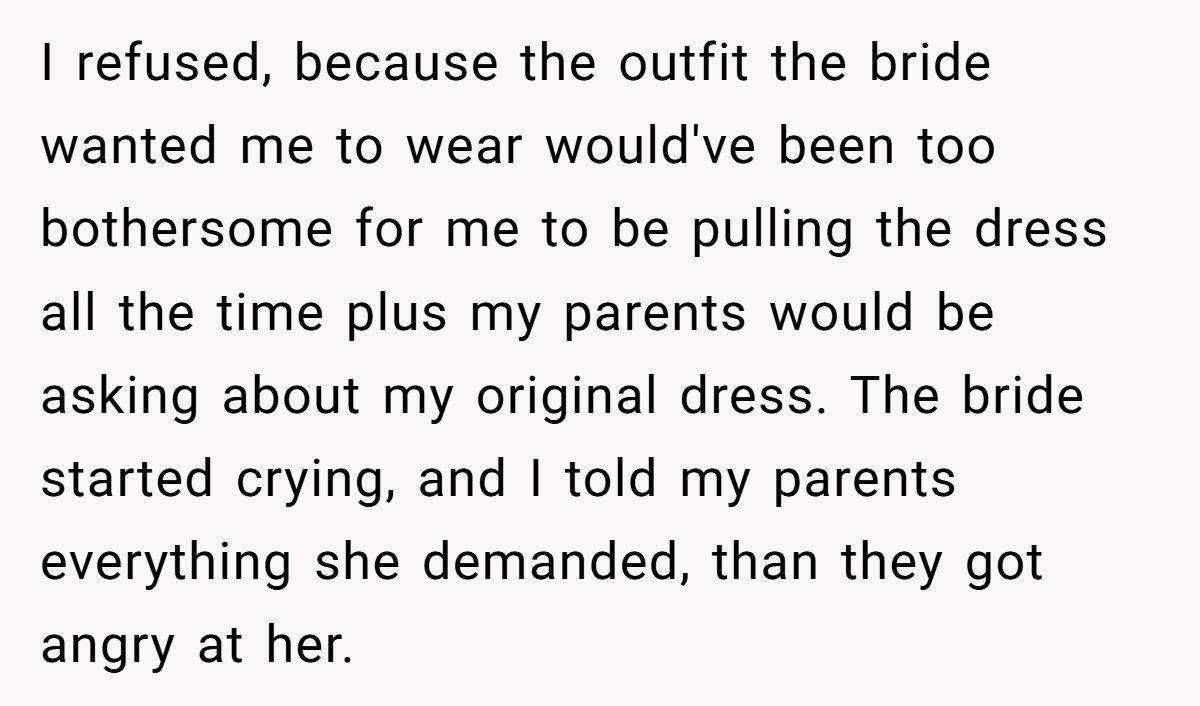 Bride Accuses Teen Guest Of “Stealing The Spotlight” In Sage Green Dress, Demands Her Wear A Baggy Black Sack Or Leave Wedding Generated by Aubtu.biz