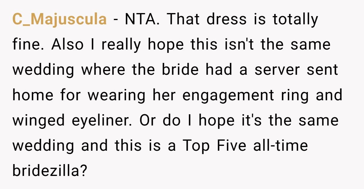 Bride Accuses Teen Guest Of “Stealing The Spotlight” In Sage Green Dress, Demands Her Wear A Baggy Black Sack Or Leave Wedding Generated by Aubtu.biz