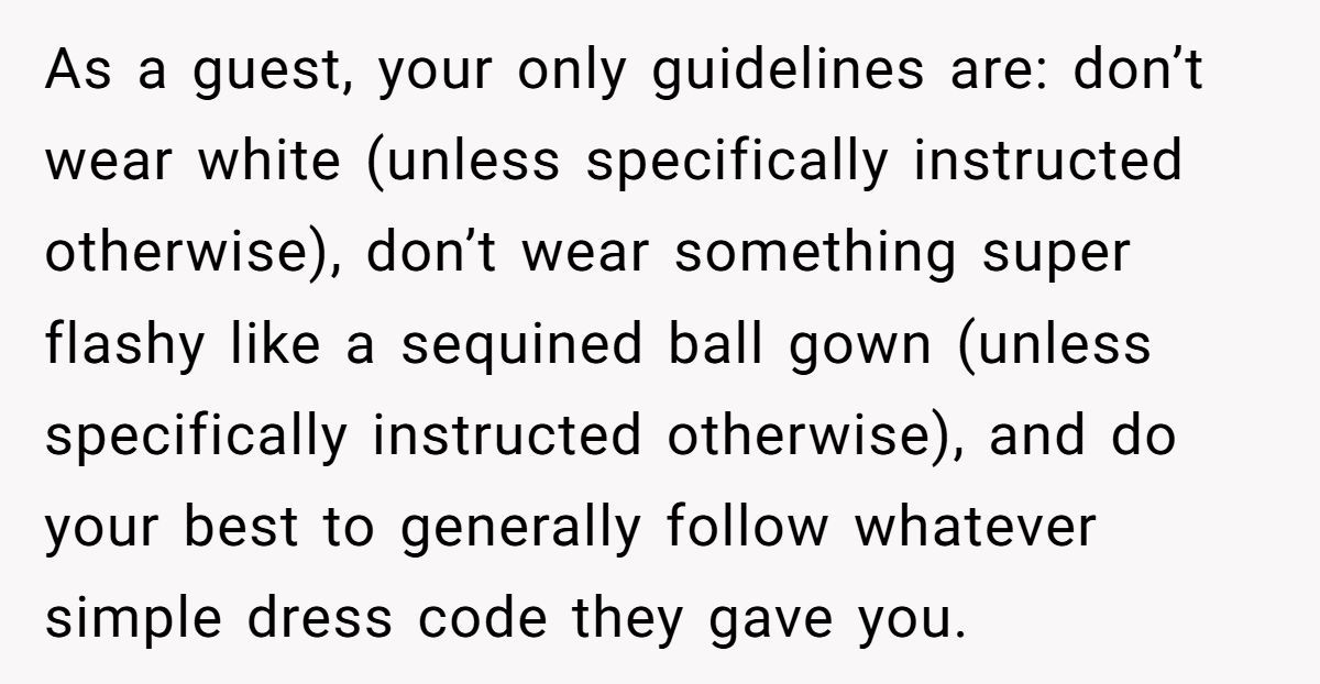 Bride Accuses Teen Guest Of “Stealing The Spotlight” In Sage Green Dress, Demands Her Wear A Baggy Black Sack Or Leave Wedding Generated by Aubtu.biz