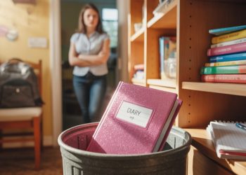 Mom Demands Teen Keep Writing Diary So She Can Read It And Shares Her Secrets, Teen Throws It Away Instead