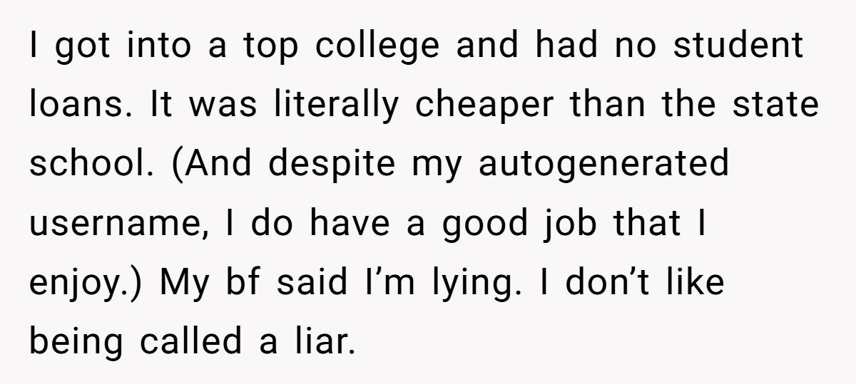 Woman Proves Boyfriend Wrong After He Insists “Nerds” Always Cared About Popular Kids In High School Generated by Aubtu.biz