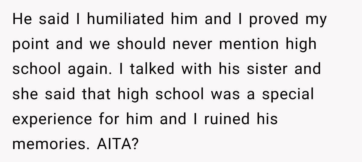 Woman Proves Boyfriend Wrong After He Insists “Nerds” Always Cared About Popular Kids In High School Generated by Aubtu.biz